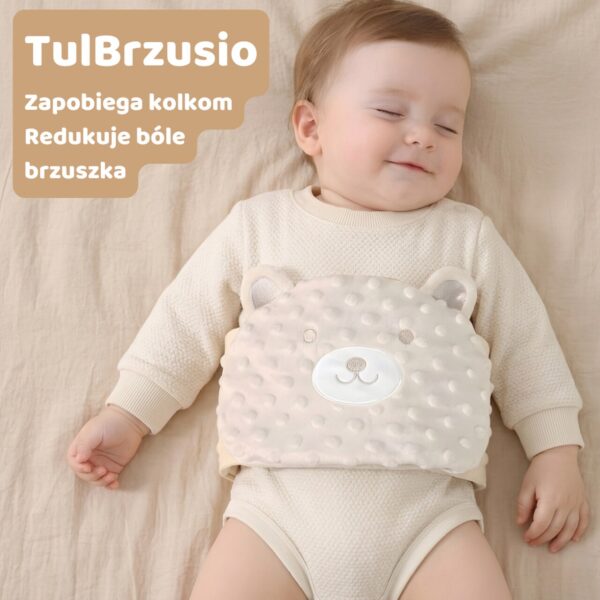 TulBrzusio - Ciepły pas na brzuszek dla maluszka na kolki i wzdęcia